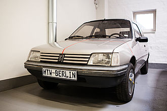 Peugeot 205 GRD, Baujahr 1983-1998 (Versuchsfahrzeug für Übungen zur Schwerpunktbestimmung)