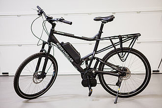 Riese und Müller Elektro-Bike (Pedelec), Bau-jahr 2013 (Zweirad für Fahrversuche und Akku-Tests)